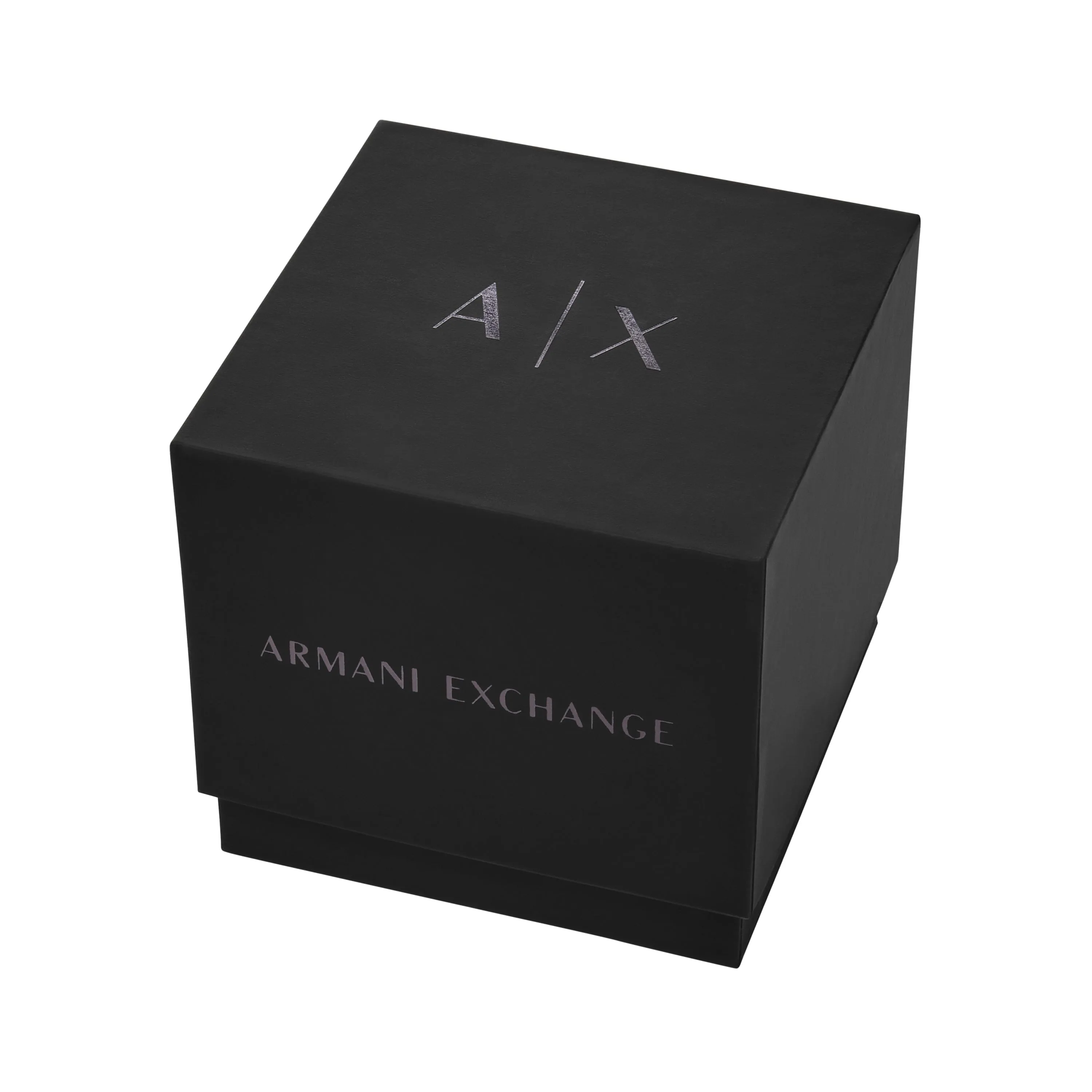 Armani Exchange Multifunction Black Leather Watch AX1872