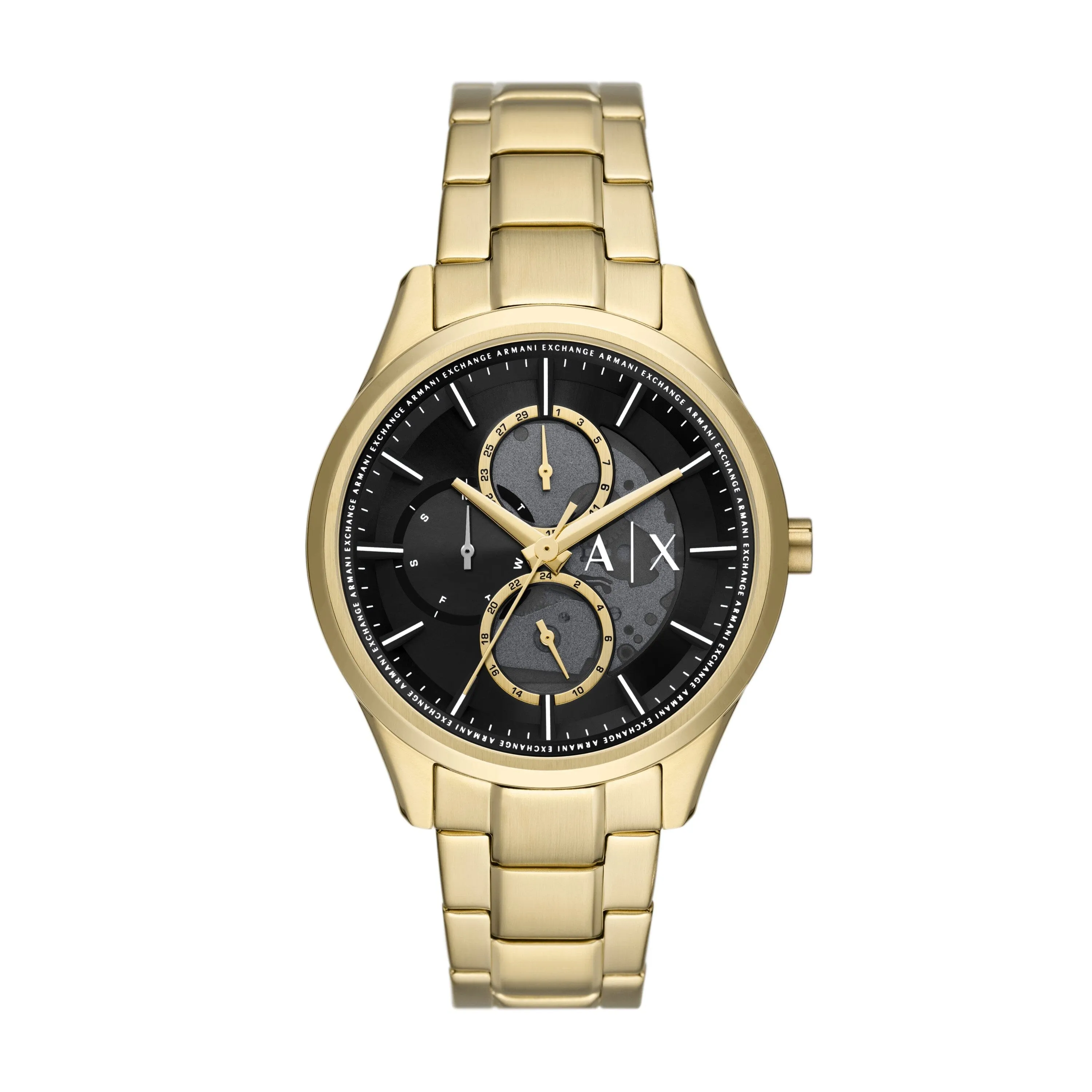 Armani Exchange Multifunction Gold-Tone Stainless Steel Watch AX1875