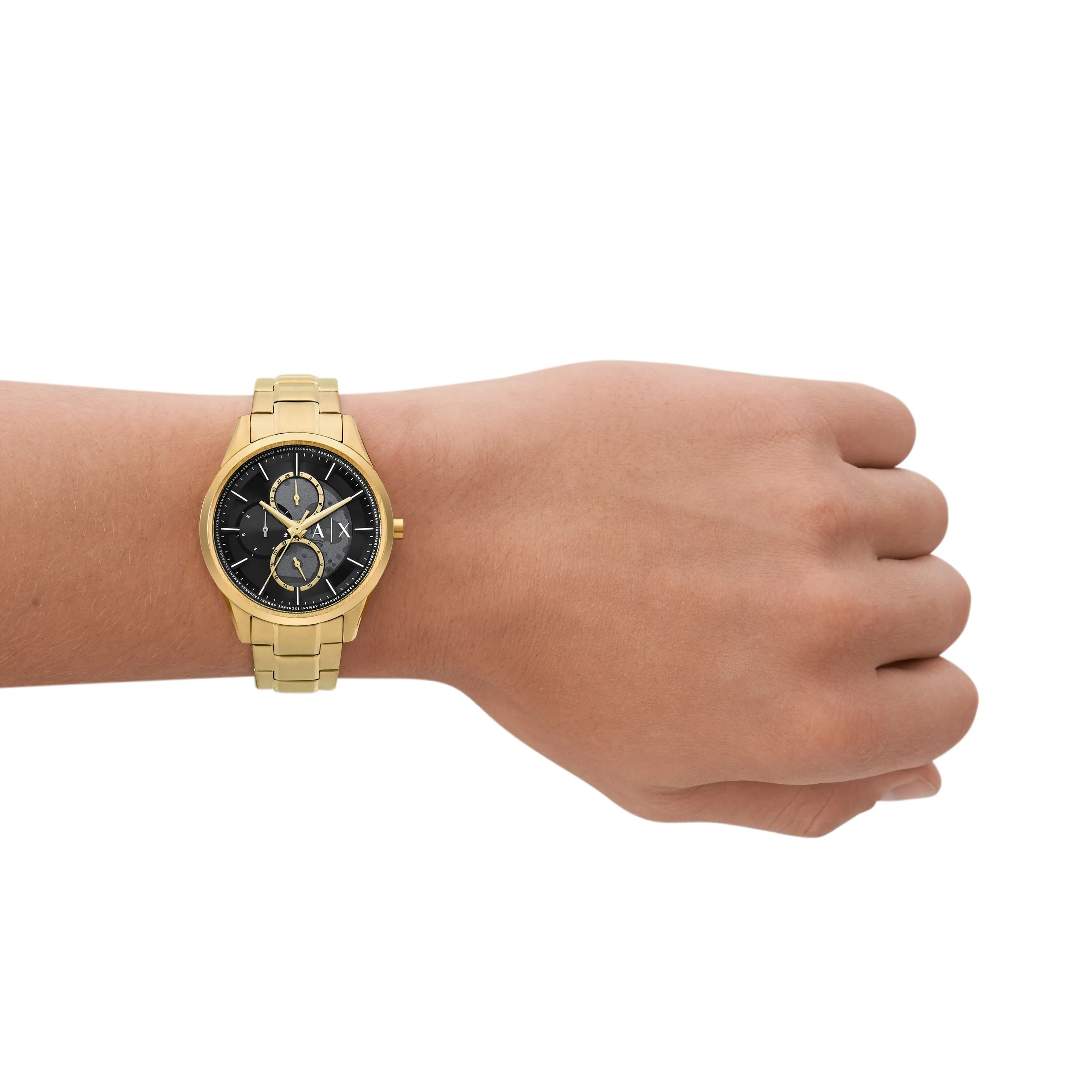 Armani Exchange Multifunction Gold-Tone Stainless Steel Watch AX1875