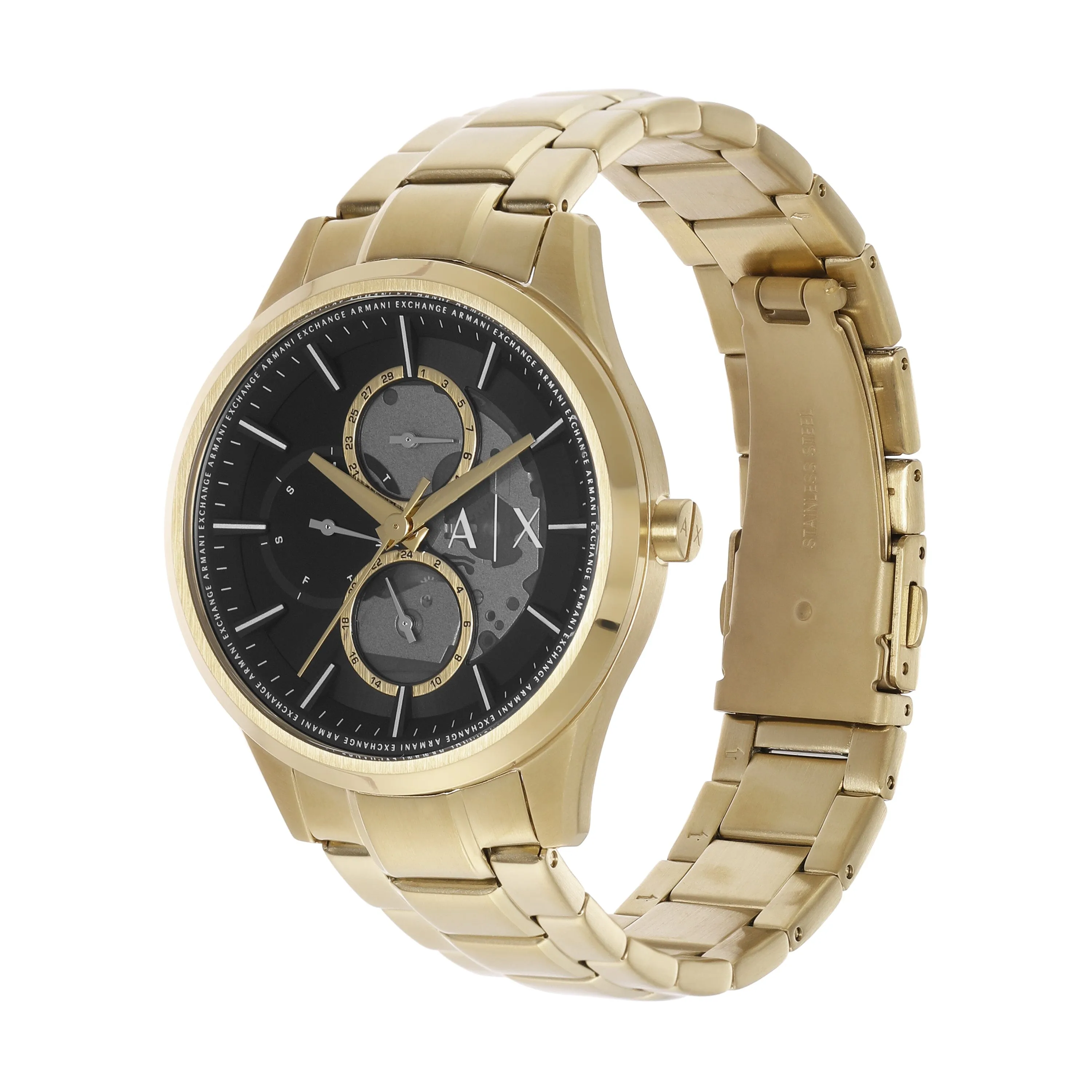 Armani Exchange Multifunction Gold-Tone Stainless Steel Watch AX1875