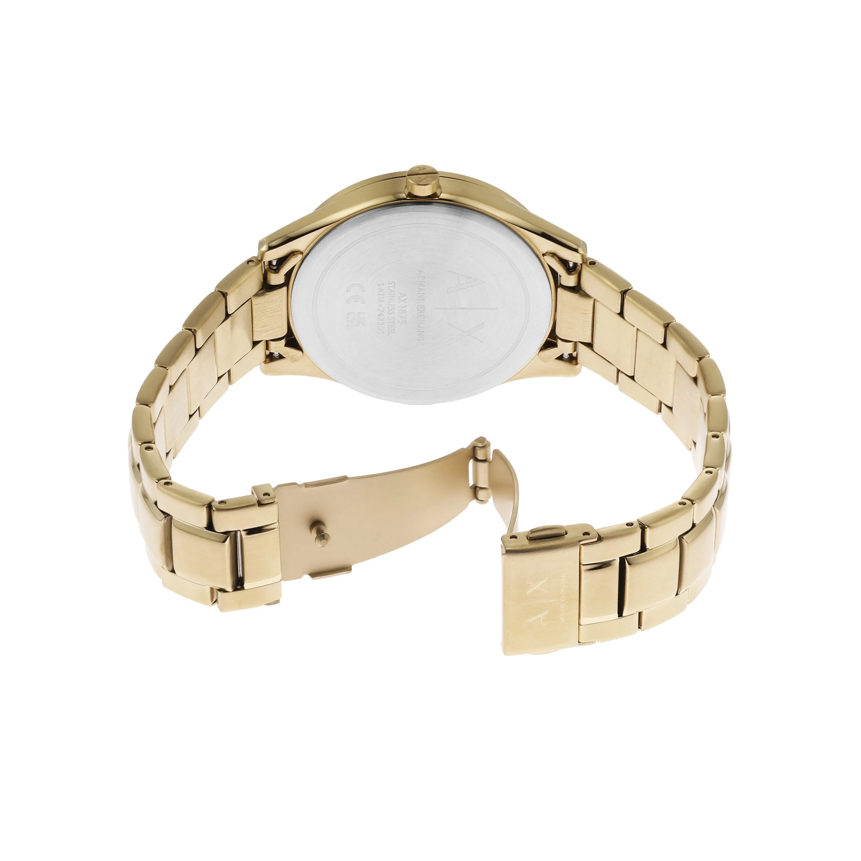 Armani Exchange Multifunction Gold-Tone Stainless Steel Watch AX1875