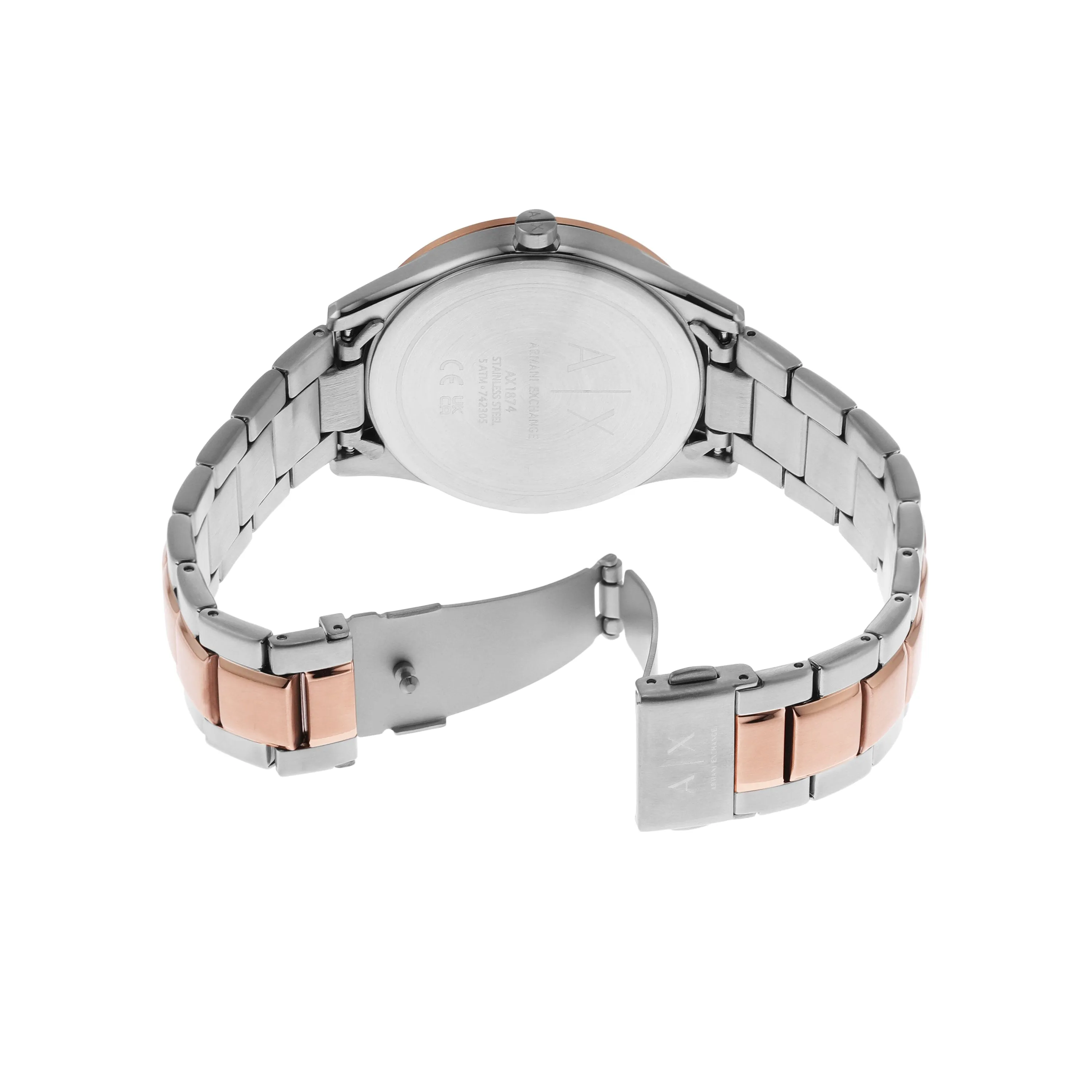 Armani Exchange Multifunction Two-Tone Stainless Steel Watch AX1874