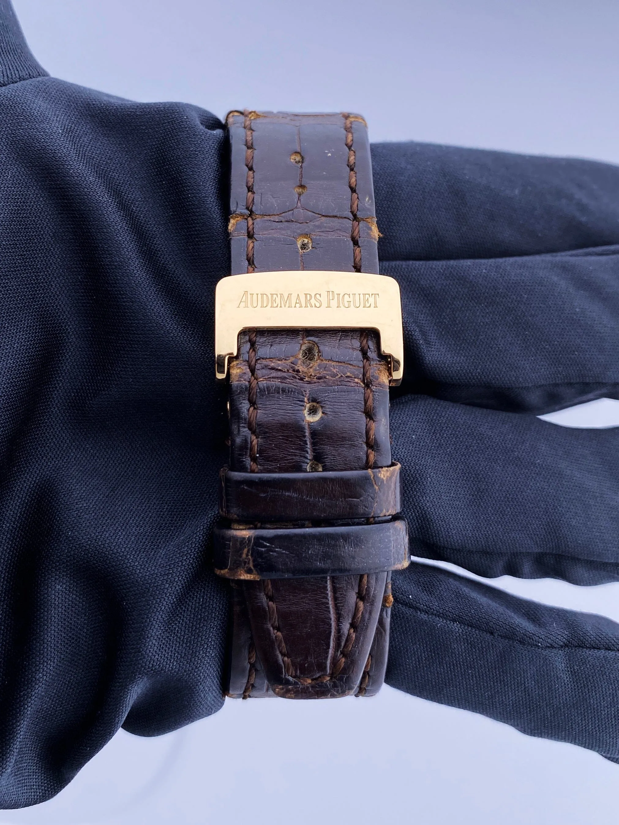 Audemars Piguet Royal Oak 26022OR 18K Rose Gold Mens Watch Box/Papers