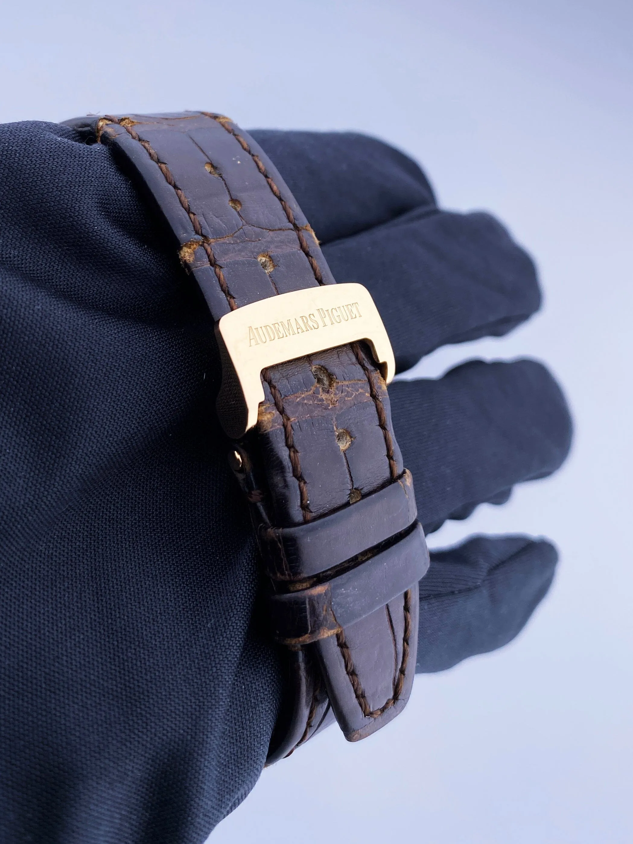 Audemars Piguet Royal Oak 26022OR 18K Rose Gold Mens Watch Box/Papers