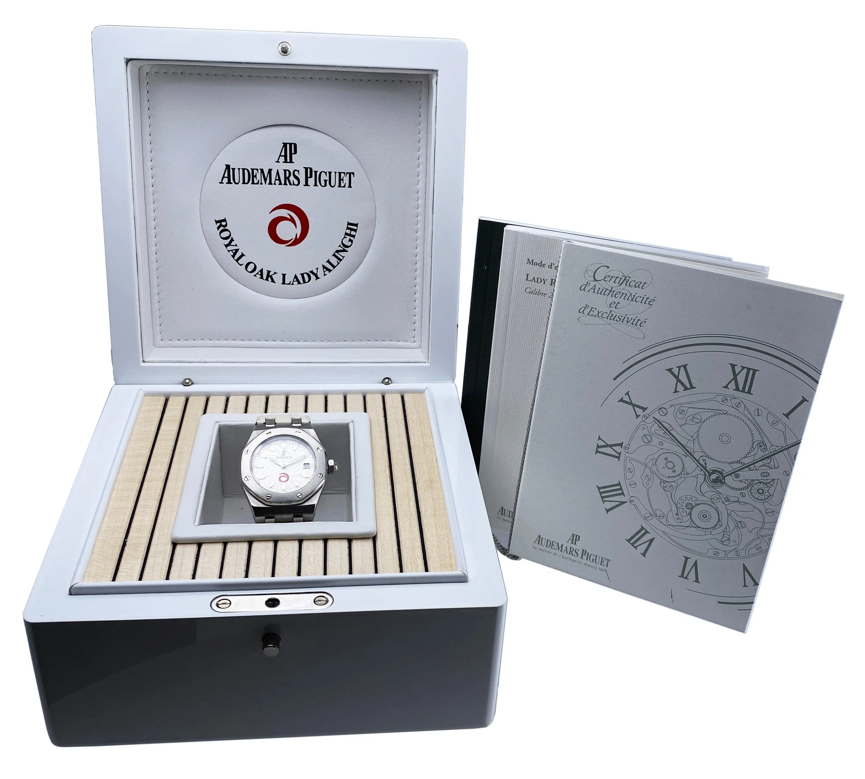 Audemars Piguet Royal Oak 67610ST Alinghi Ladies Watch Box Papers
