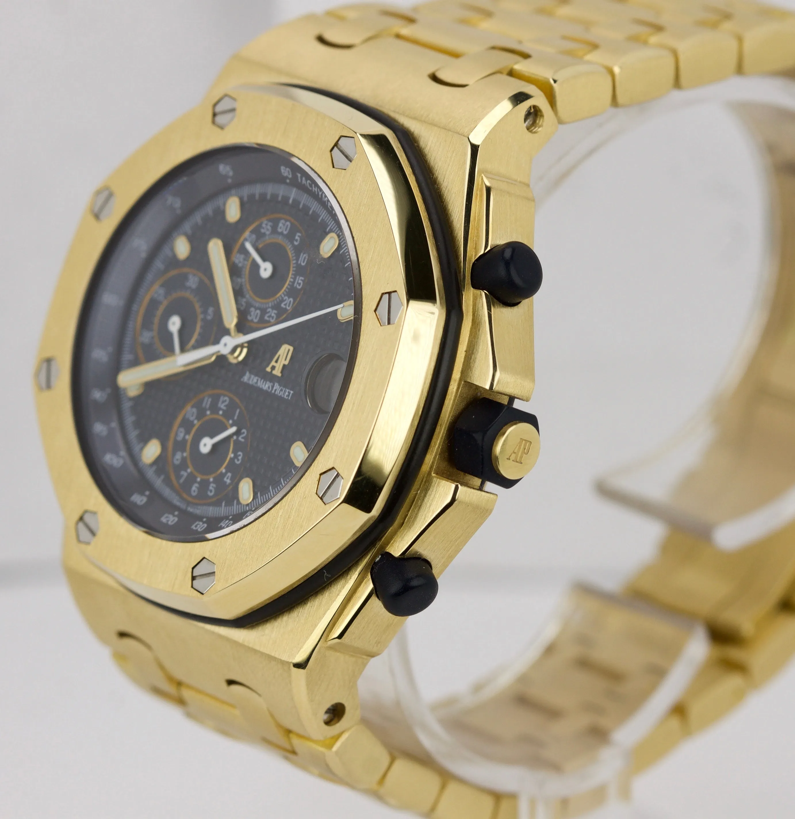 Audemars Piguet Royal Oak Offshore Yellow Gold Blue 42mm 25721BA.OO.1000BA.02.A