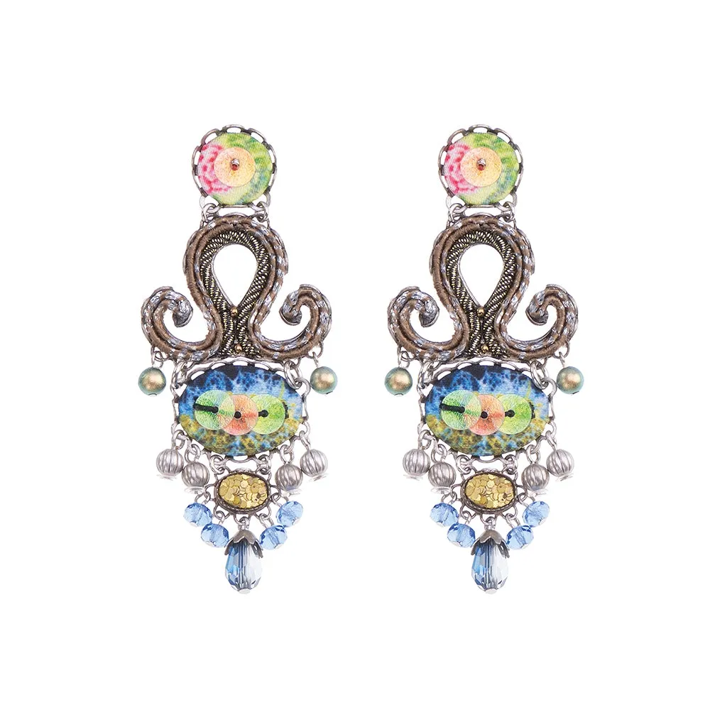 Ayala Bar Fiesta Green Dorothea Earrings