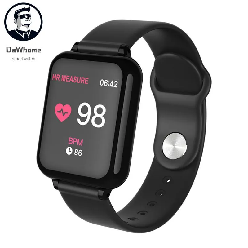 B57 fitness tracker smart watch Waterproof Sport For IOS Android phone Smartwatch Heart Rate Monitor Blood Pressure Functions