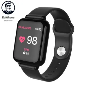 B57 fitness tracker smart watch Waterproof Sport For IOS Android phone Smartwatch Heart Rate Monitor Blood Pressure Functions