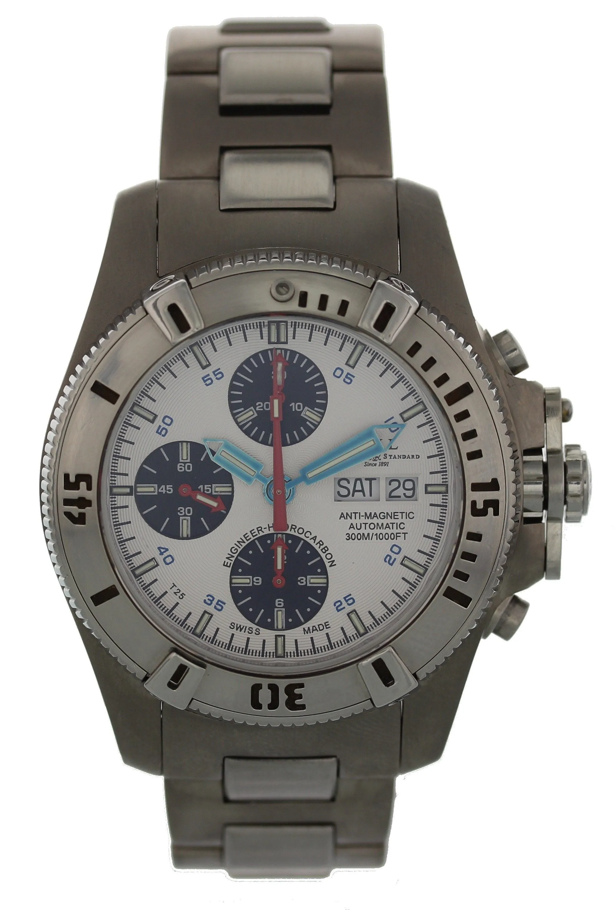 Ball Engineer Hydrocarbon DC1016A-SJ-WH Titanium Chronograph