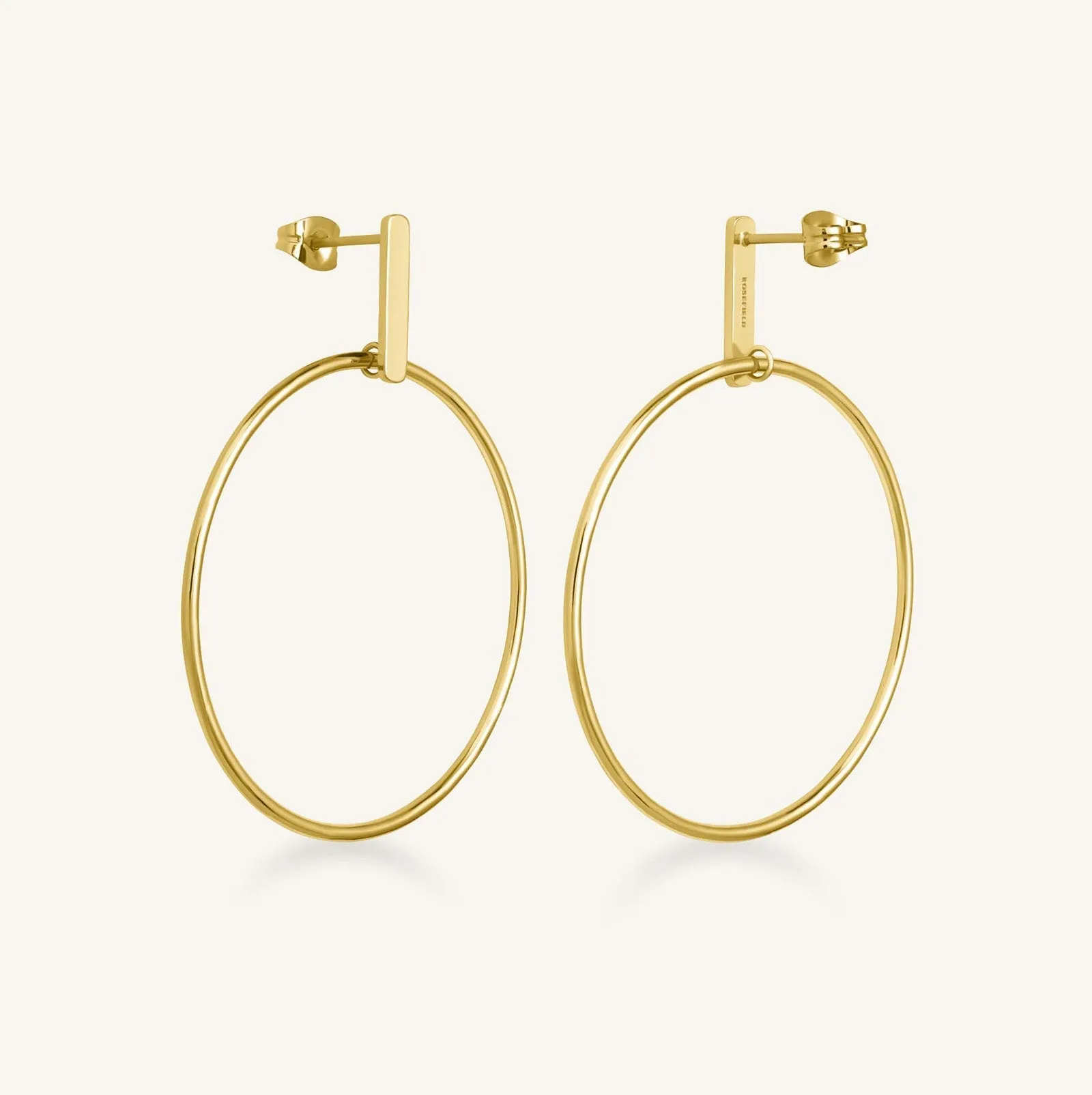 Bar Earing Gold