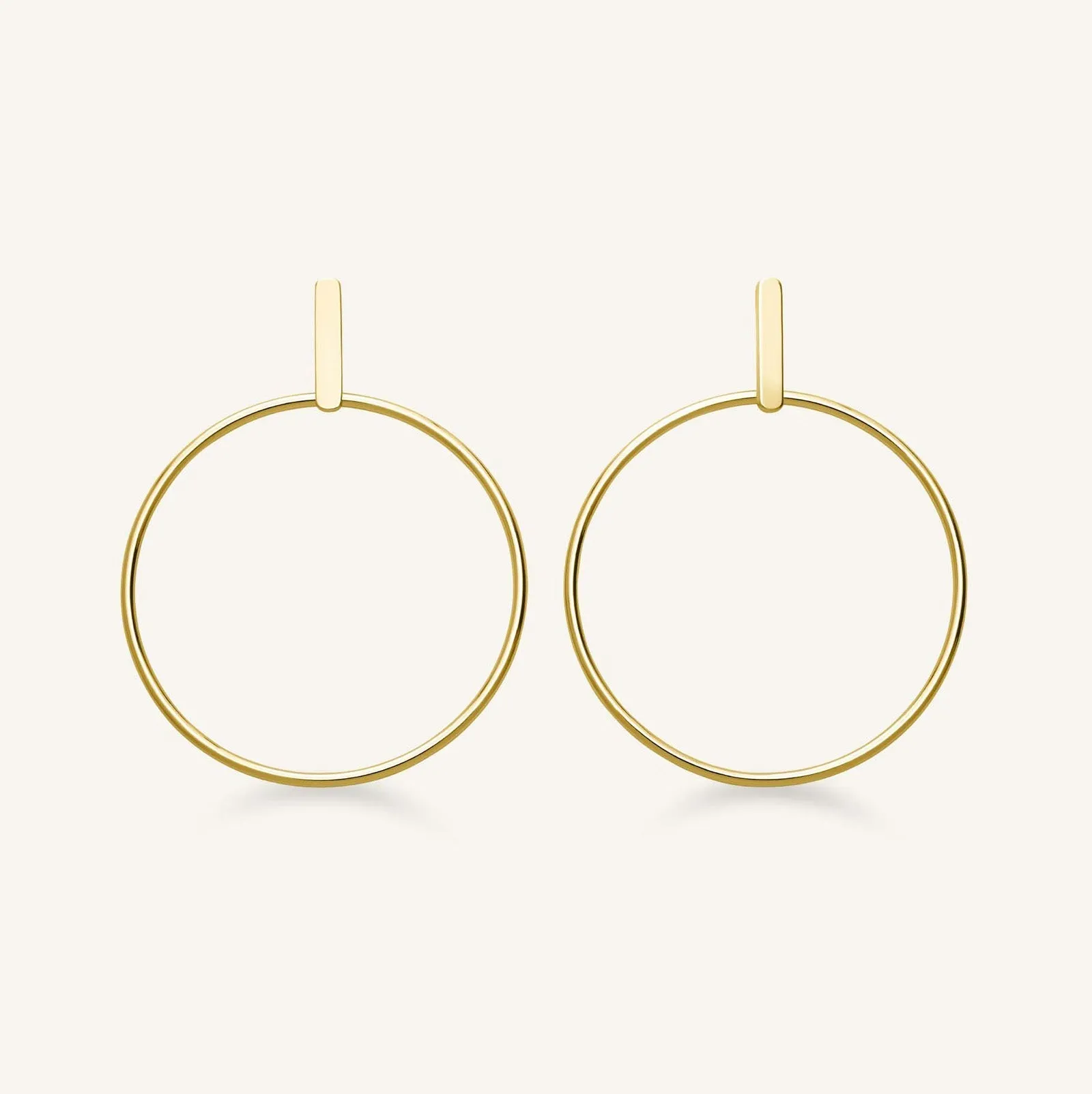 Bar Earing Gold