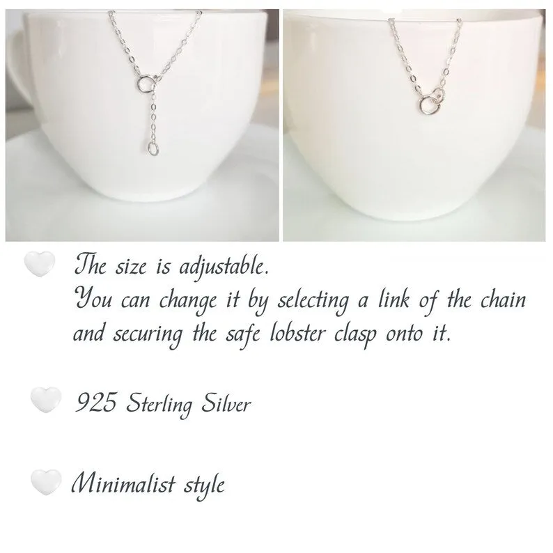 Bar Pendant Necklace in Sterling Silver - Custom Pendant