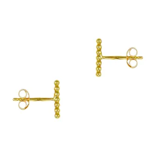 Beaded Bar Studs