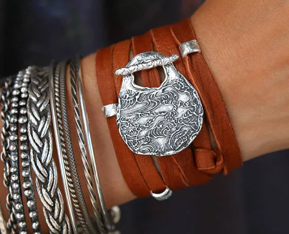 Boho Jewelry Leather Wrap Bracelet