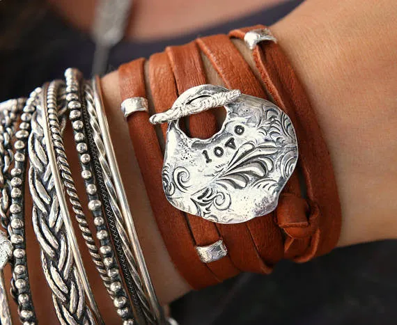 Boho Jewelry Leather Wrap Bracelet