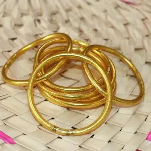 Bracelet Stack - Gold Bangles