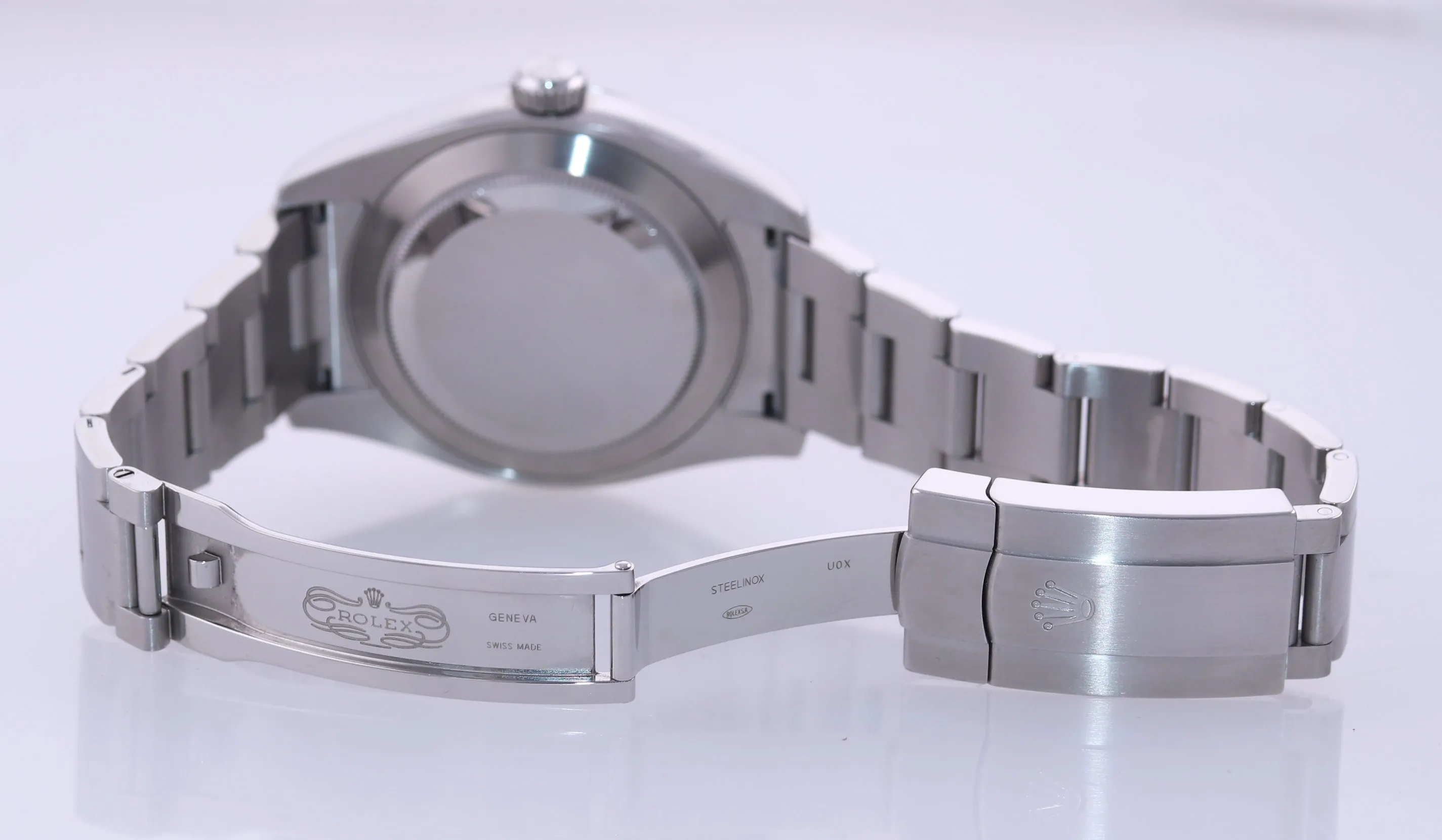 BRAND NEW 2020 Rolex Air-King 116900 Green Arabic 40mm Steel Watch Box