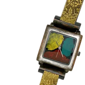 Brass Watch, Multi Color Dial