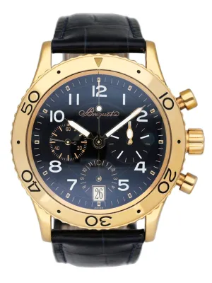 Breguet Type XX 3820 Black Dial Mens Watch