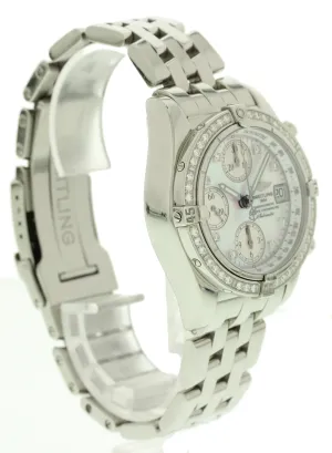 Breitling Chrono Cockpit A1335753 Diamonds w/ Papers