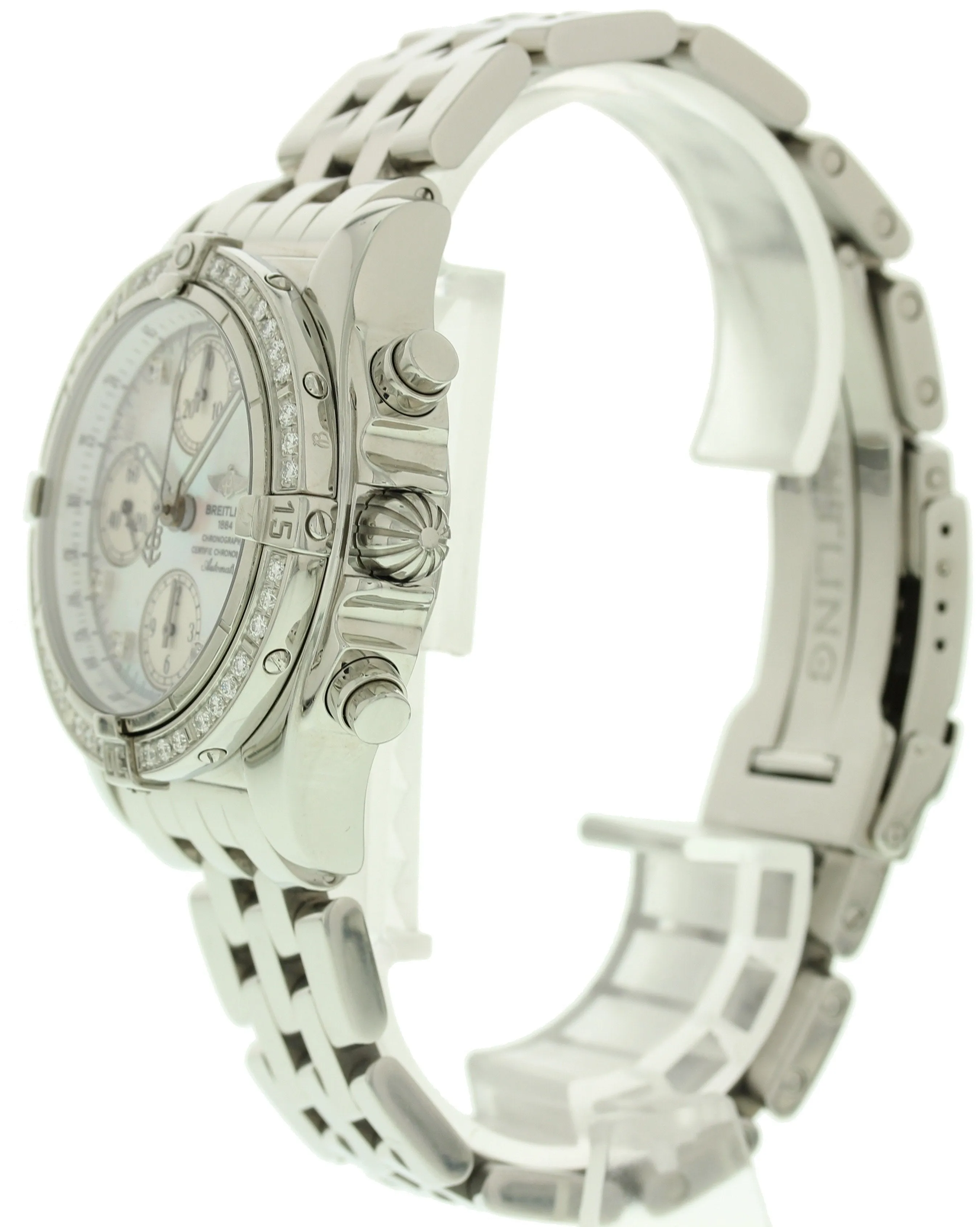 Breitling Chrono Cockpit A1335753 Diamonds w/ Papers