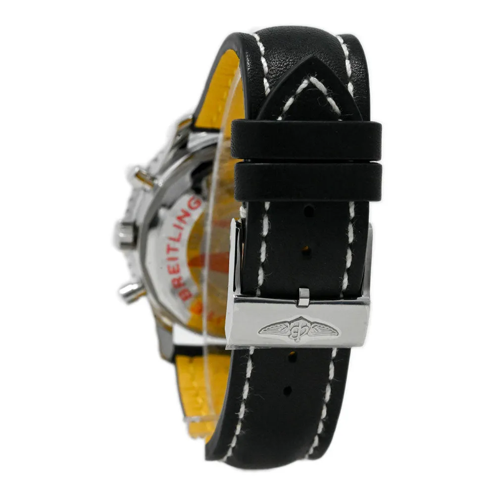Breitling Men's Navitimer Stainless Steel 41mm Black Chronograph Dial Watch Reference #: A13324