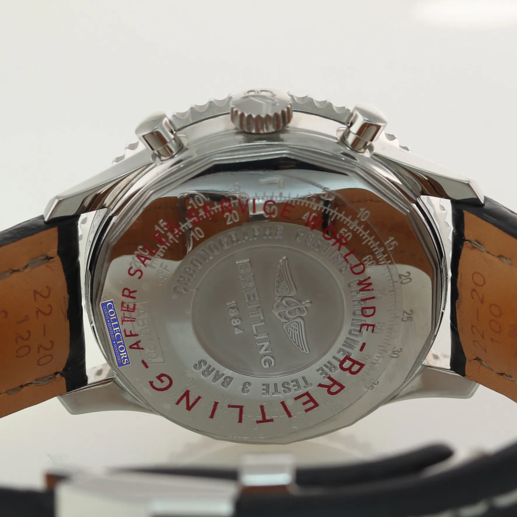 Breitling Navitimer 01 Automatic 43mm Steel Black Chronograph Watch AB012012