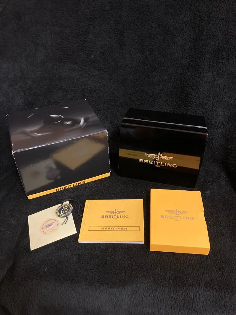 Breitling Navitimer 42 Mens Chronograph Stainless Steel Ref. A23322 Watch - Boxes & Papers