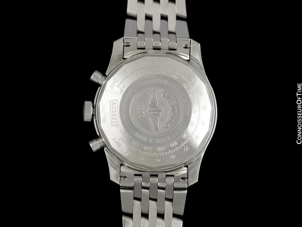 Breitling Navitimer 42 Mens Chronograph Stainless Steel Ref. A23322 Watch - Boxes & Papers