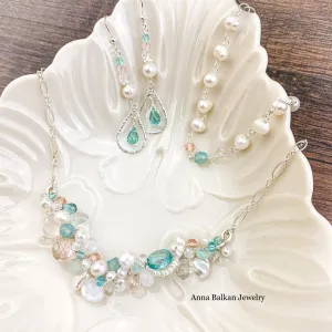 Bridal Custom Colors Jewelry Set
