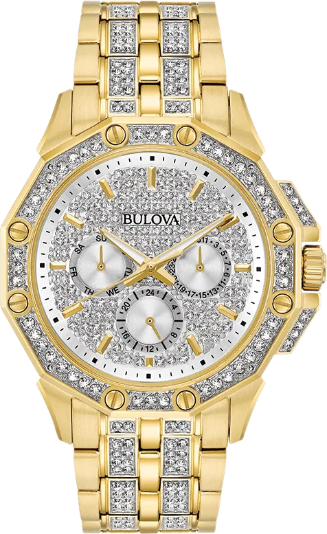 Bulova Crystal Men's Watch 98C126