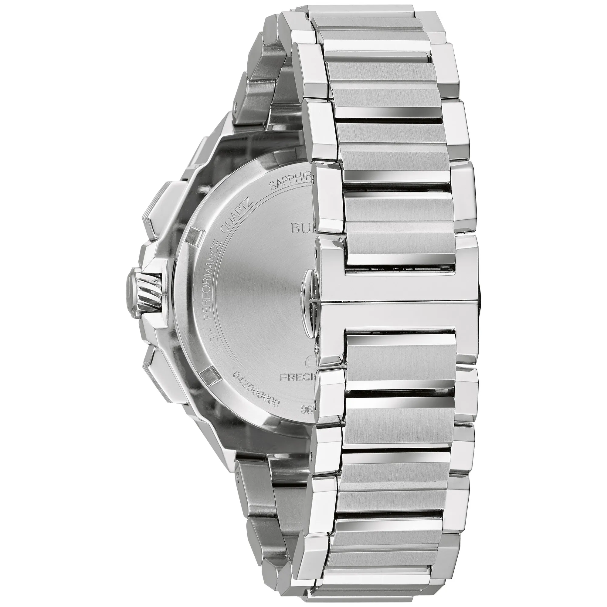 Bulova Proprietary Precisionist Mens Watch Stainless Steel