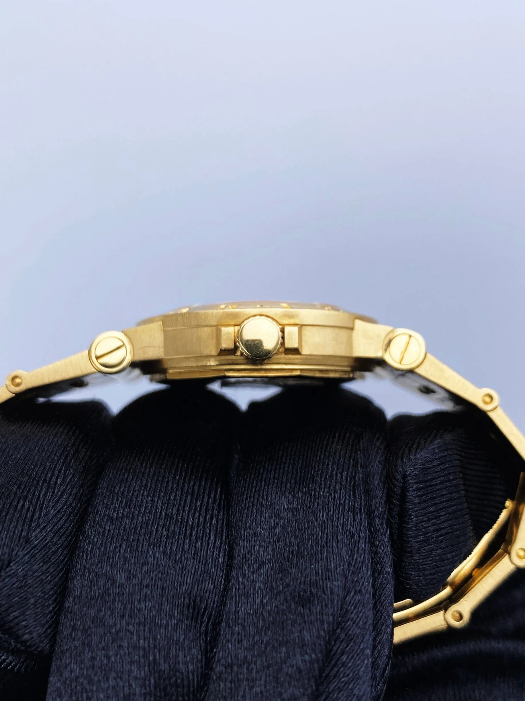 Bvlgari Diagono LCV 29 G Midsize 18K Yellow Gold Ladies Watch