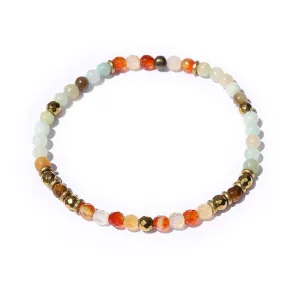 Carnelian and Amazonite Delicate Bracelet *Final Sale*