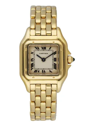 Cartier Panthere 18K Yellow Gold Ladies Watch