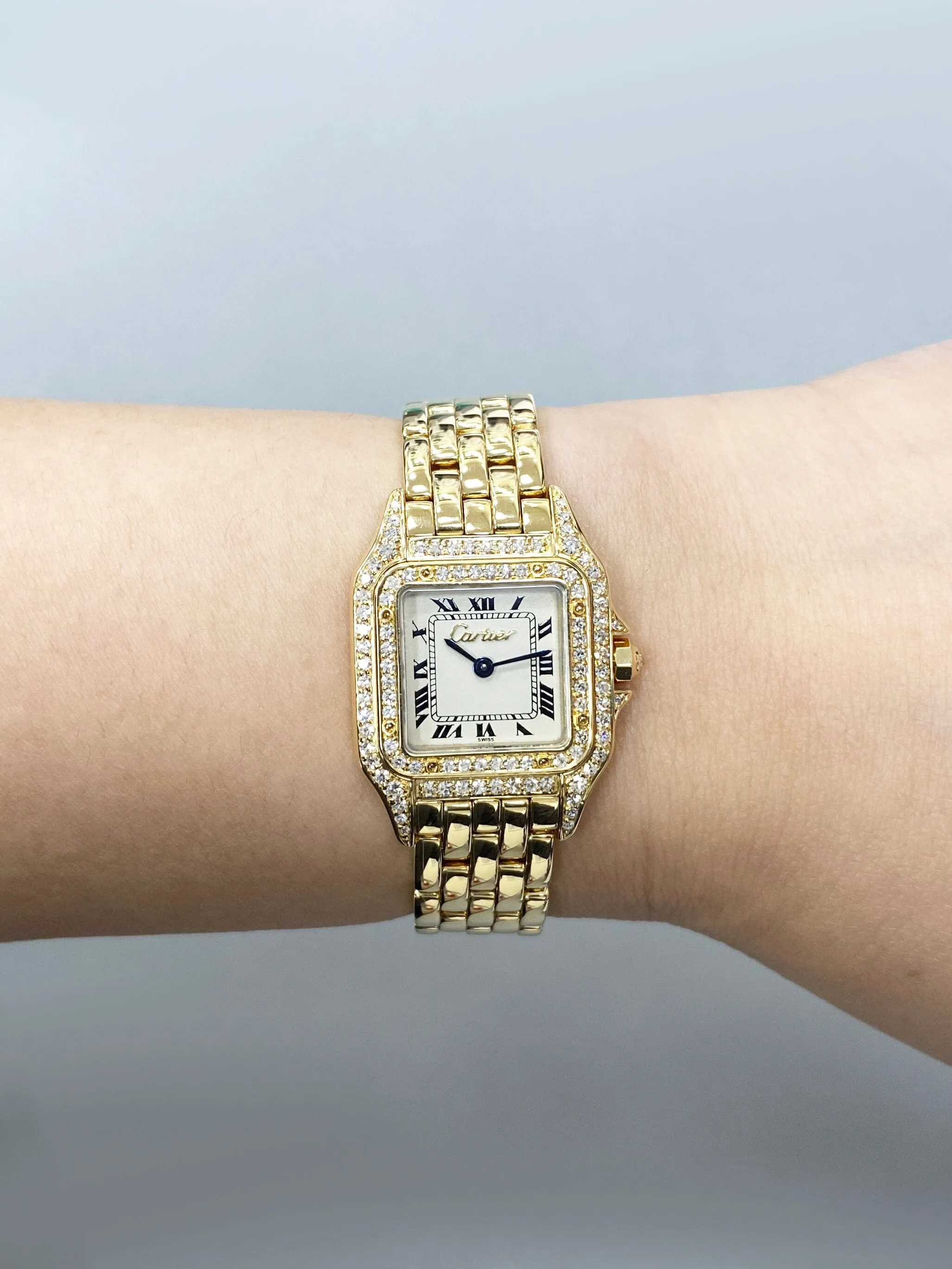 Cartier Panthere 8669 Diamond Bezel Ladies Watch