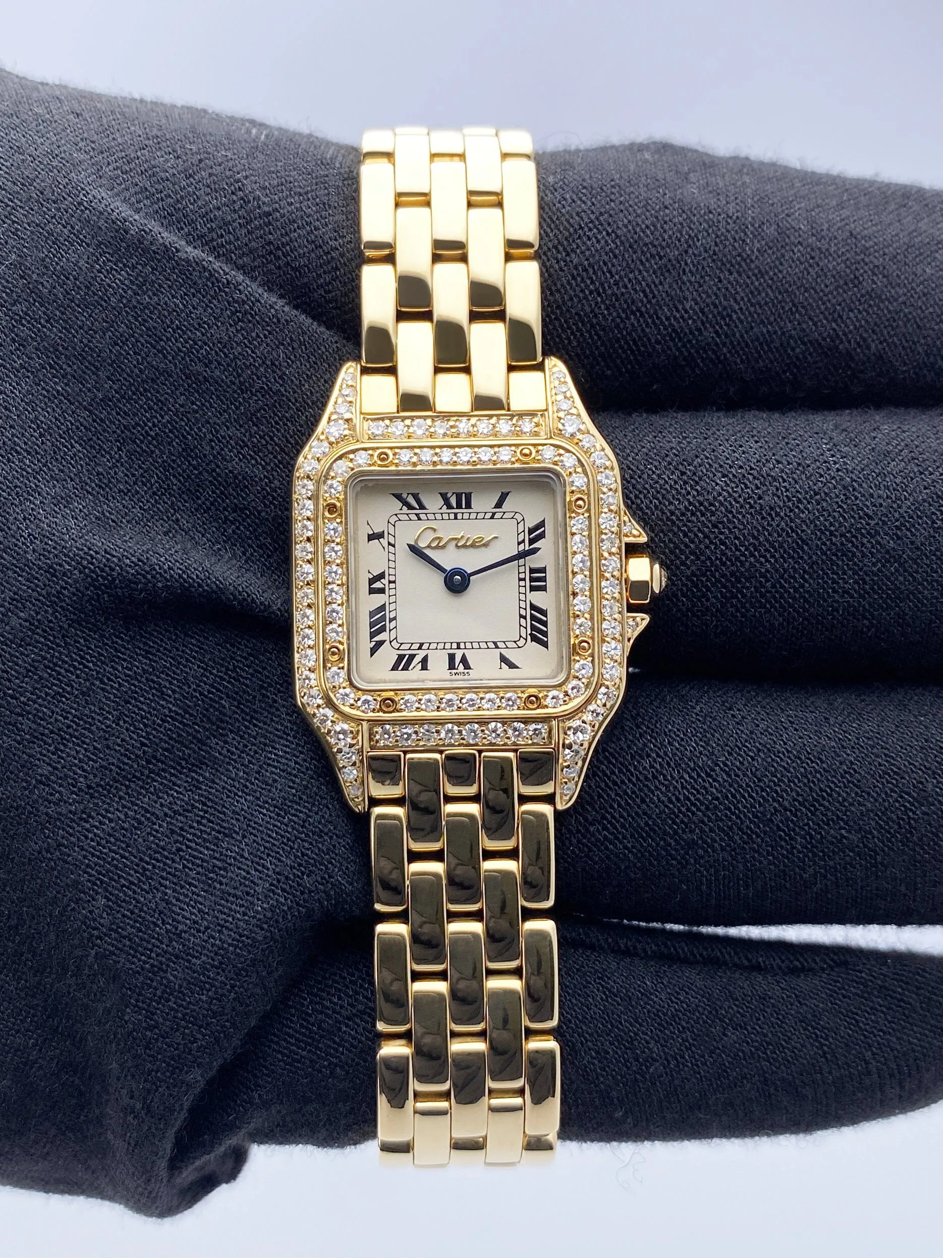 Cartier Panthere 8669 Diamond Bezel Ladies Watch