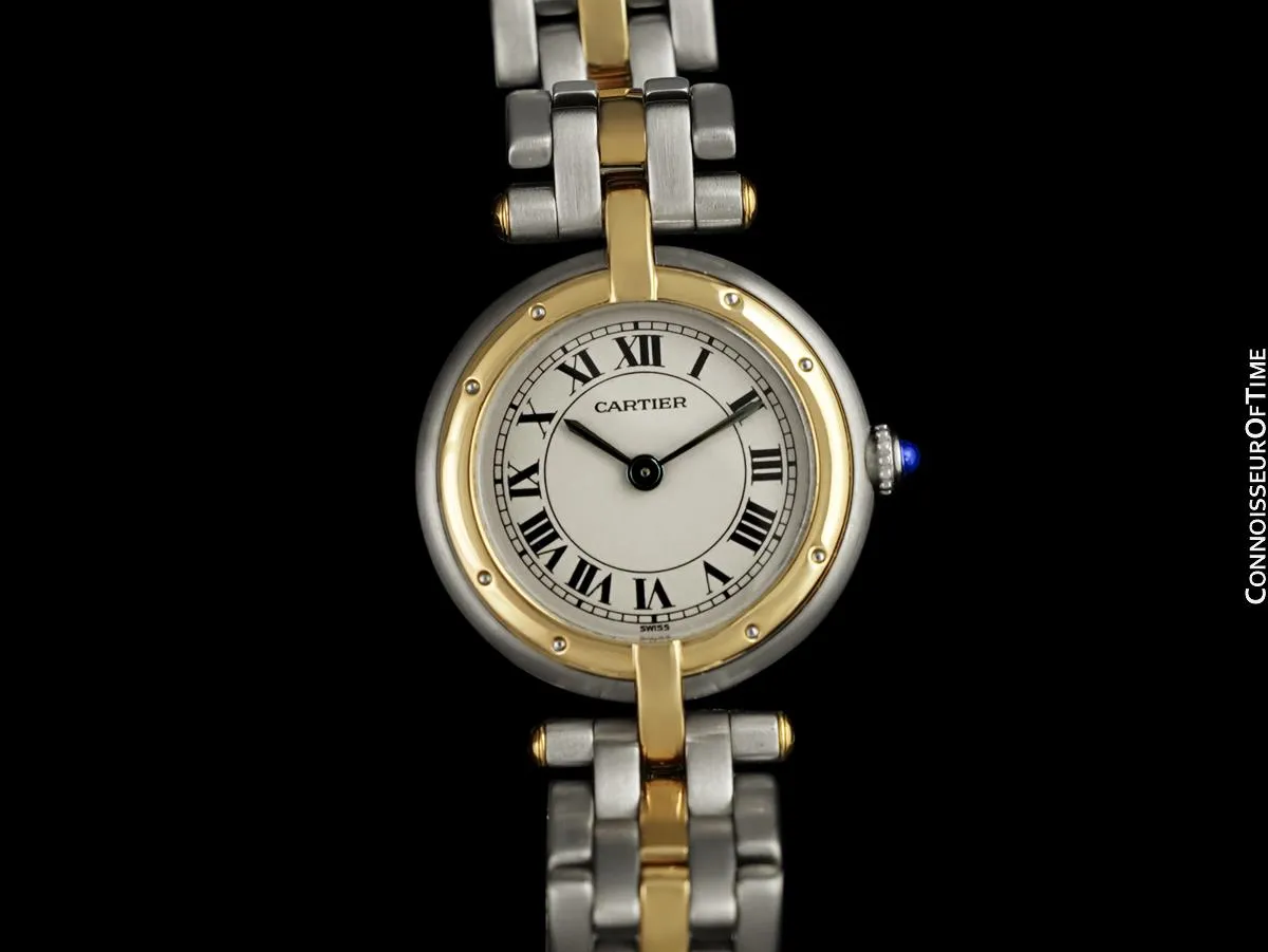 Cartier Panthere (Cougar) VLC Vendome Ladies Watch - Stainless Steel & 18K Gold