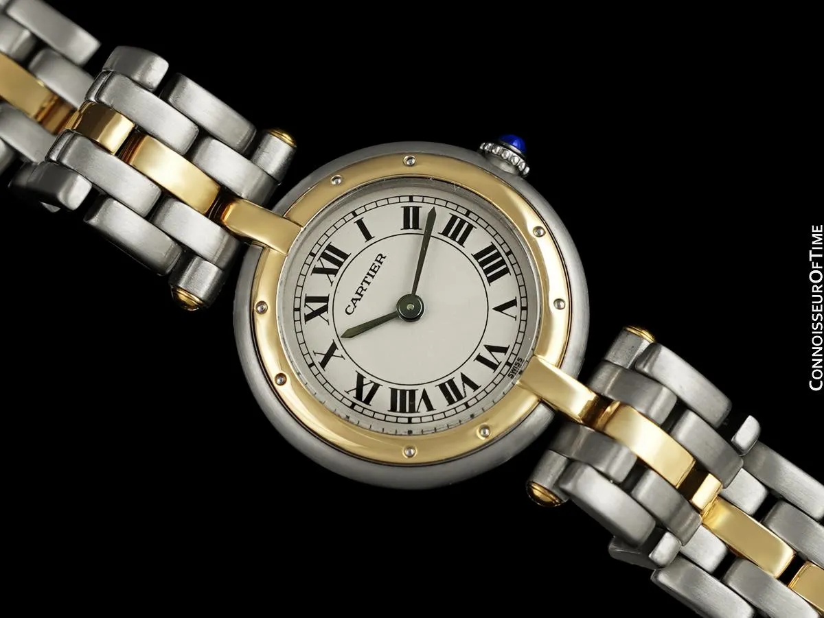 Cartier Panthere (Cougar) VLC Vendome Ladies Watch - Stainless Steel & 18K Gold