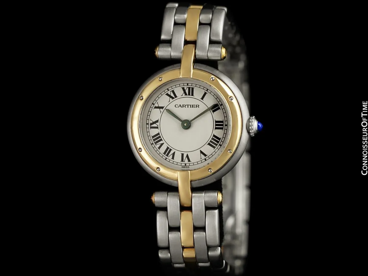Cartier Panthere (Cougar) VLC Vendome Ladies Watch - Stainless Steel & 18K Gold