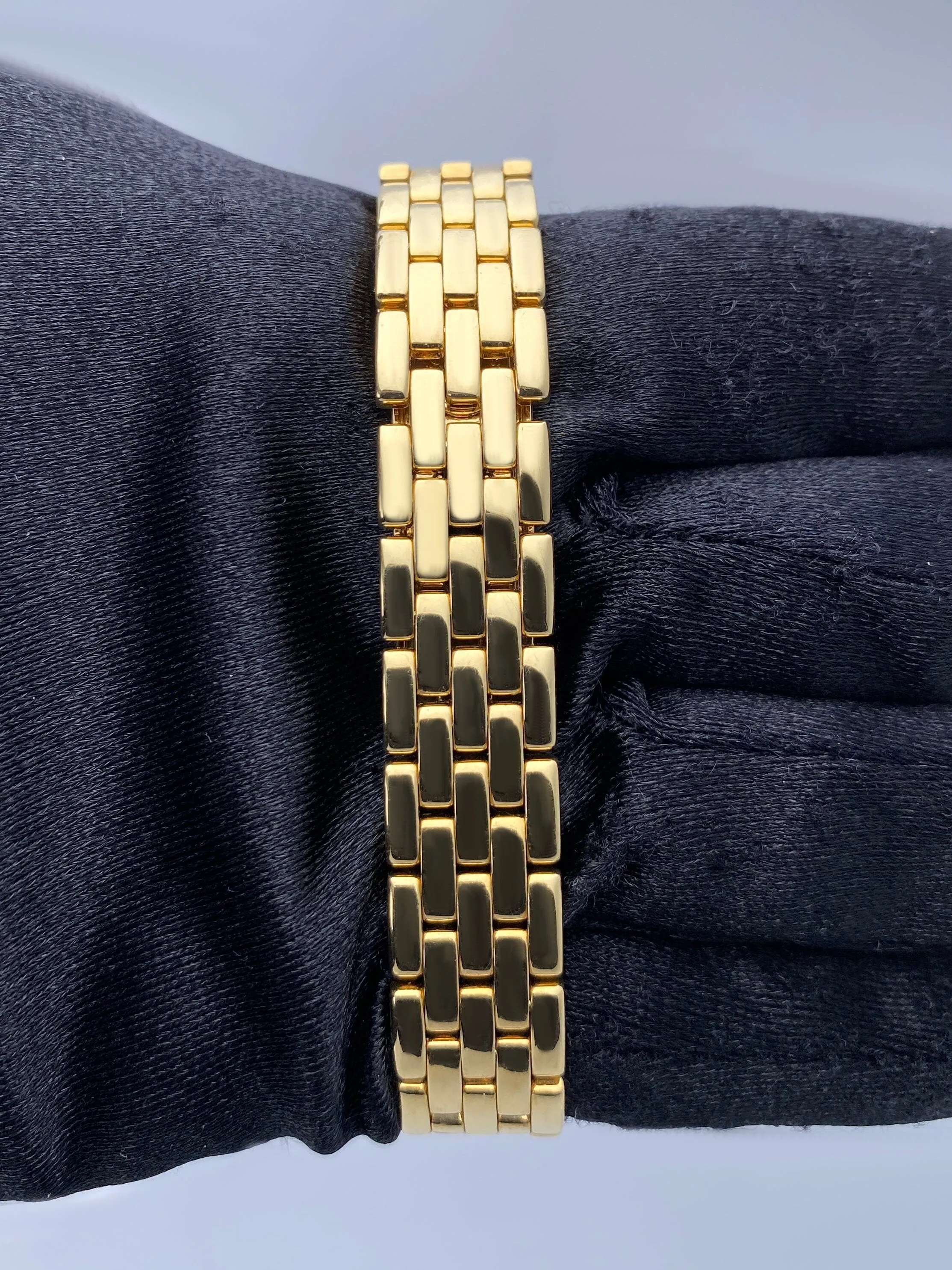 Cartier Panthere MOP Diamond Dial Ladies Watch Box Papers