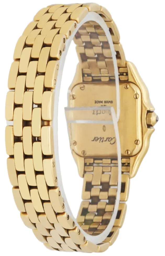 Cartier Panthere Mother of Pearl 18k Yellow Gold & Diamonds Ladies watch.