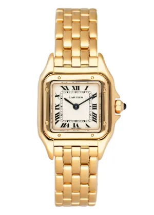 Cartier Panthere W25022B9 18K Yellow Gold Ladies Watch