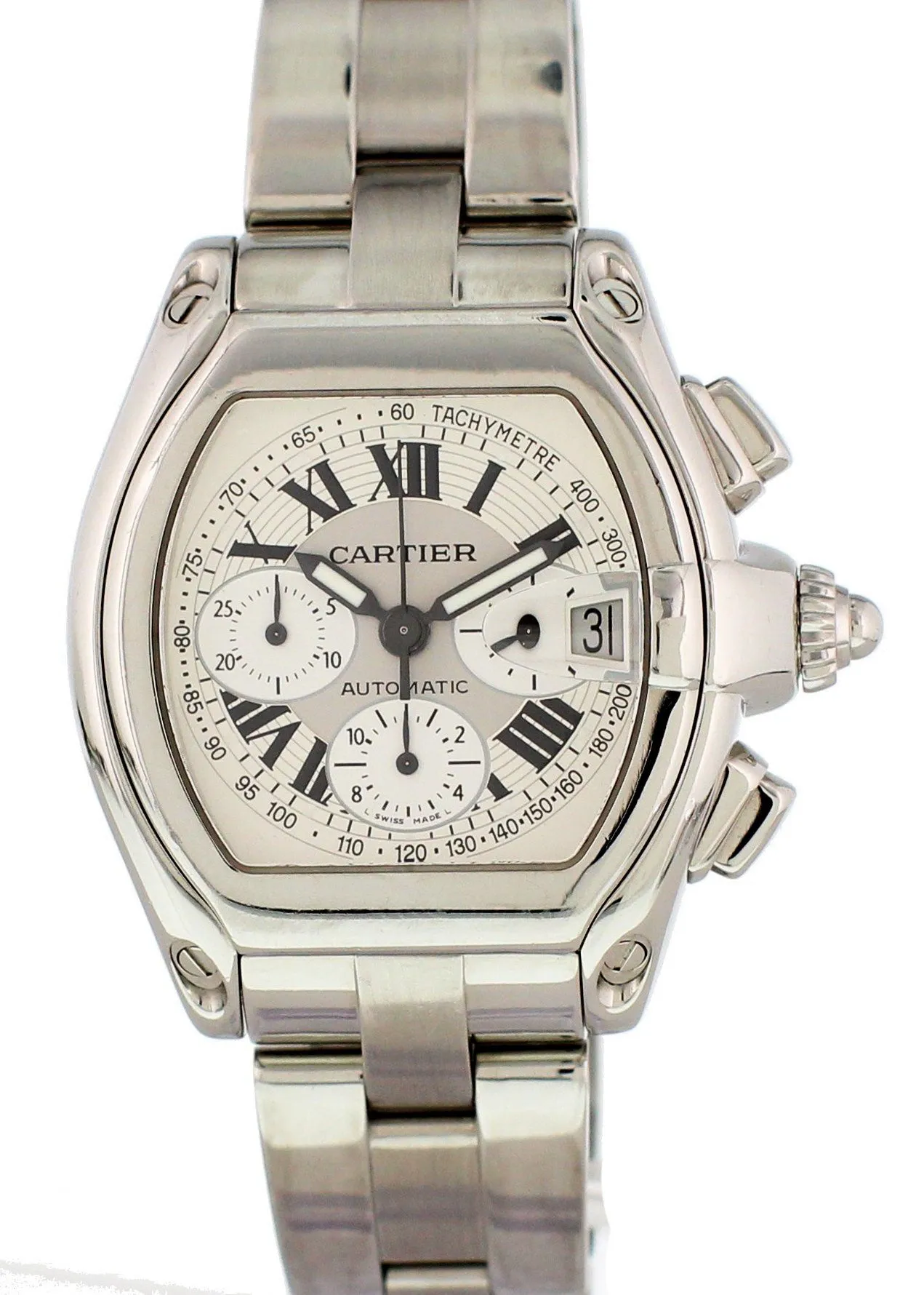 Cartier Roadster XL Chronograph 2618 Mens Watch