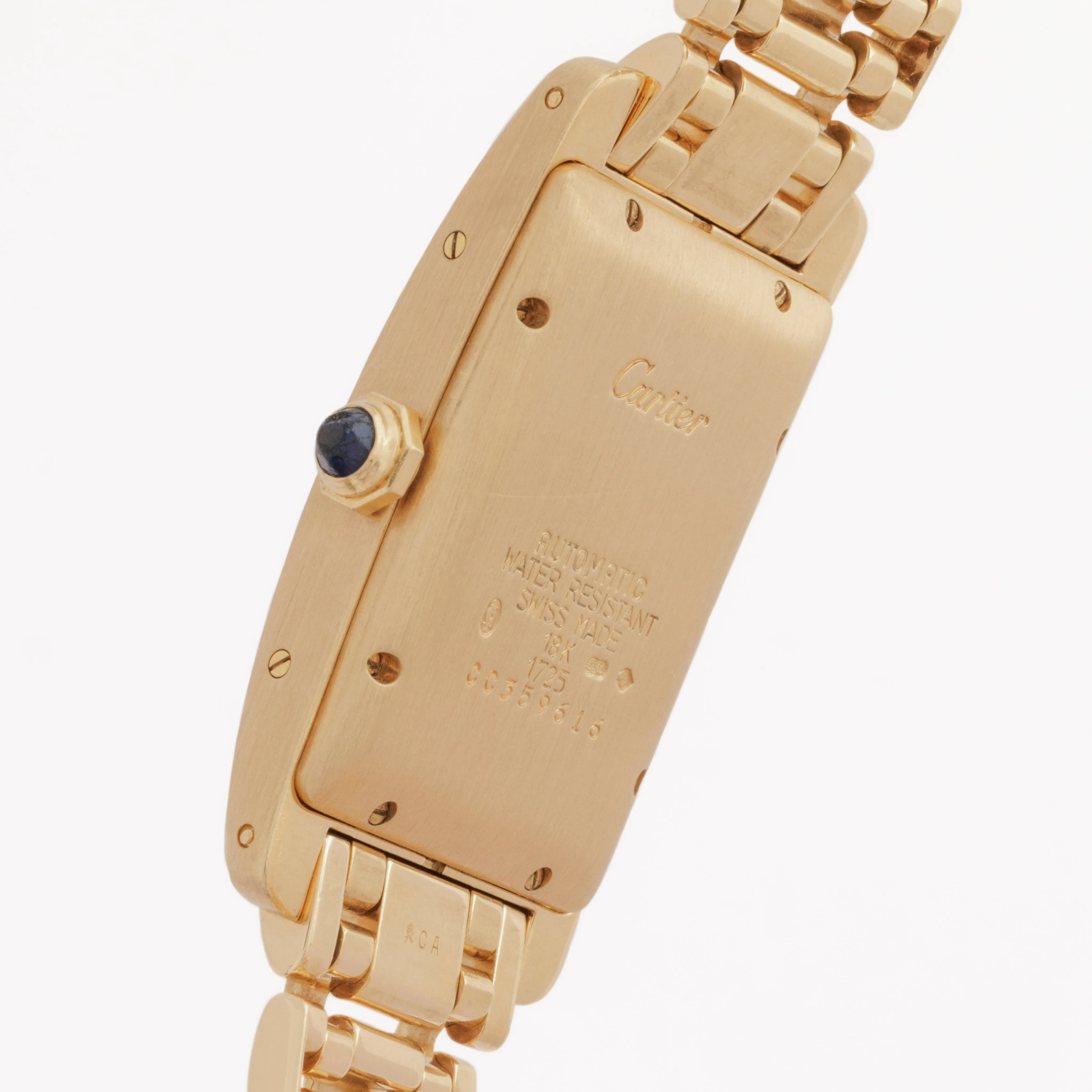 CARTIER TANK AMÉRICAINE WITH DATE MODEL W26035K2