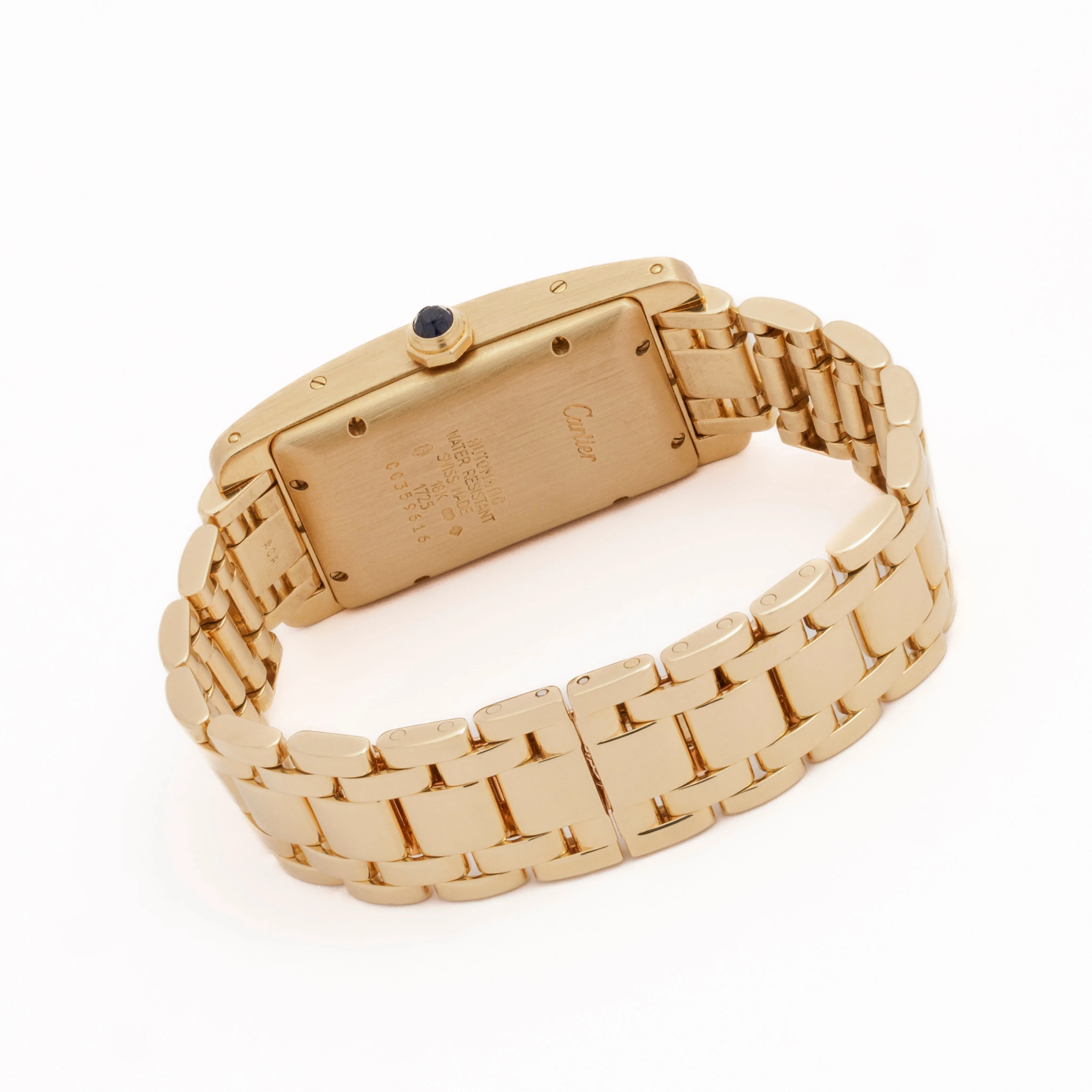 CARTIER TANK AMÉRICAINE WITH DATE MODEL W26035K2