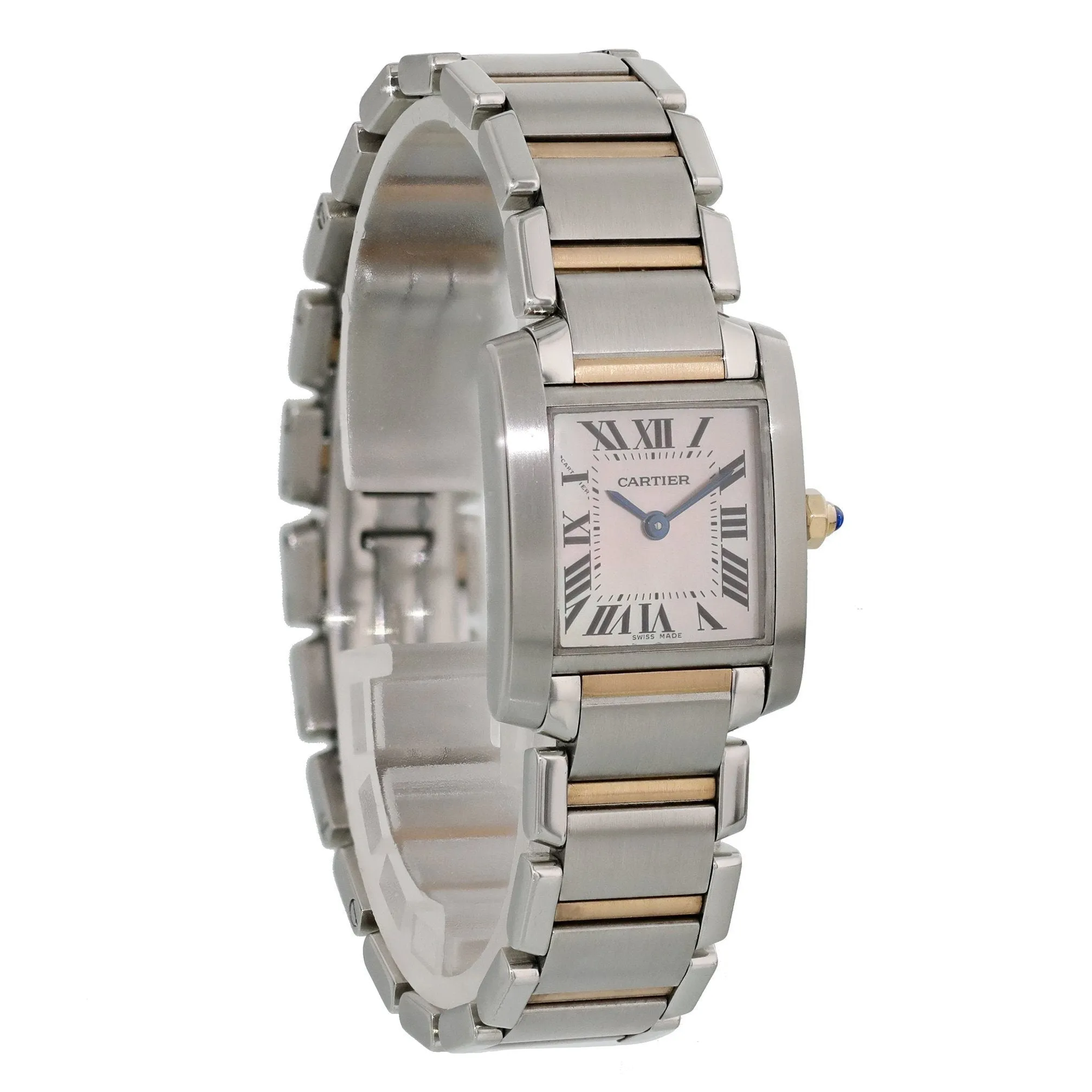 Cartier Tank Francaise 2384 MOP Dial Ladies Watch