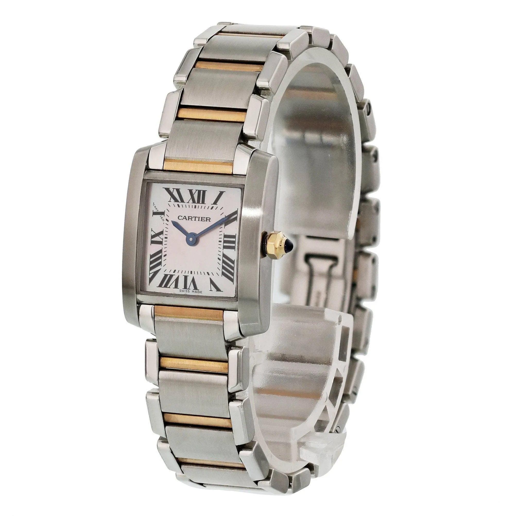 Cartier Tank Francaise 2384 MOP Dial Ladies Watch
