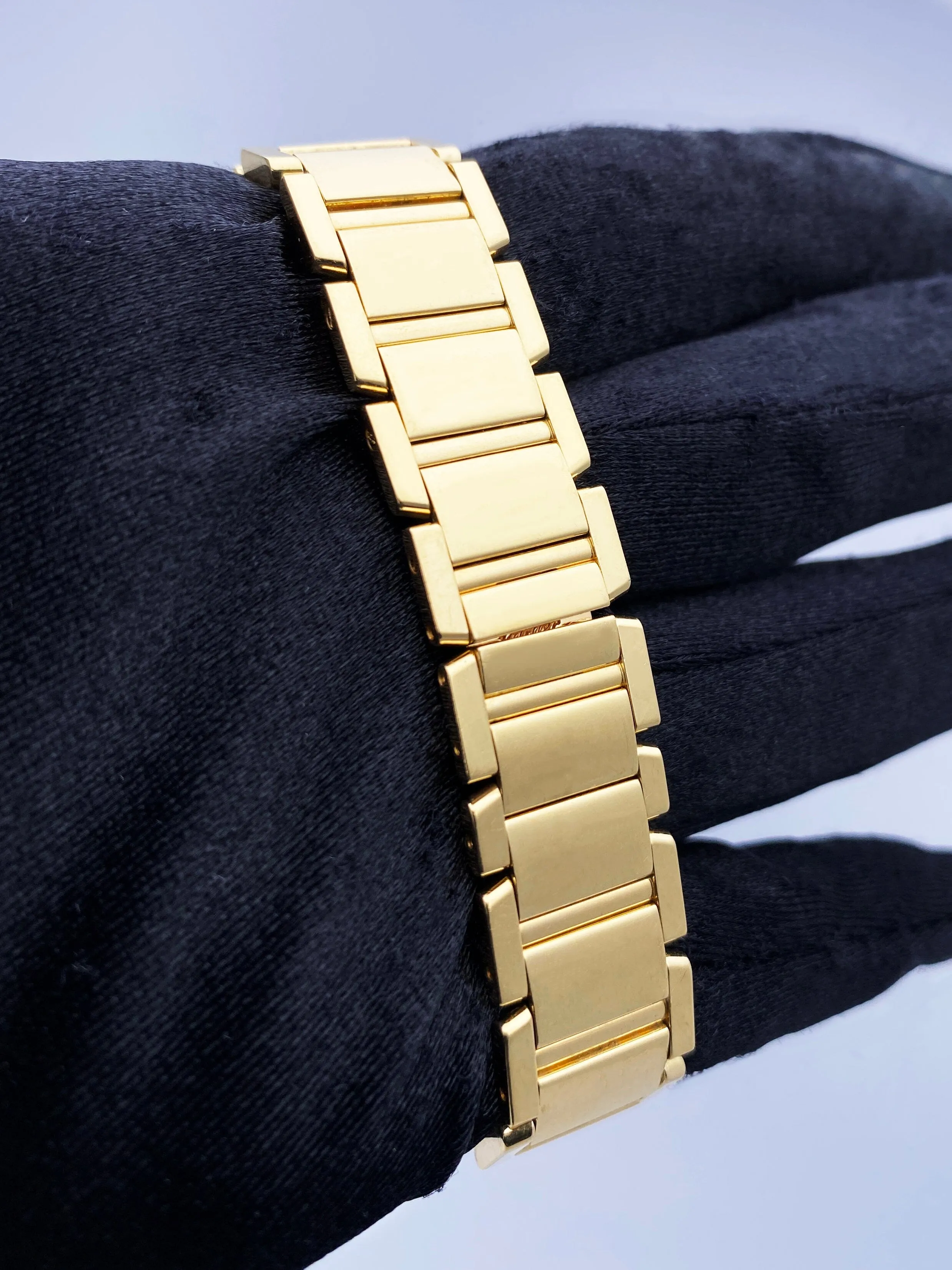 Cartier Tank Francaise W50002N2 18K Yellow Gold Ladies Watch
